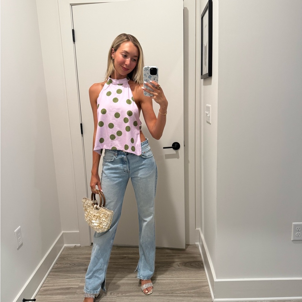 Polka dot top